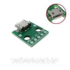 Роз'єм micro USB 2.0 (мама) DIP