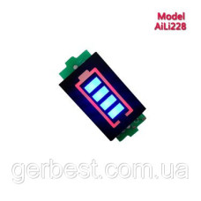 LED индикатор заряда/разряда аккумуляторов LiFePO4 / Pb  12V