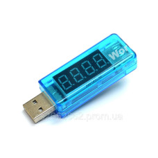USB тестер (вольтметр, амперметр) 3,5 - 7V, 3А