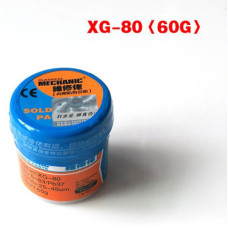 Паяльная паста MECHANIC XG-80 BGA 60g. (Sn-63%, Pb-37%) ORIGINAL 