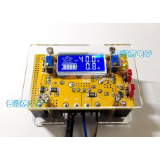 DC-DC Повышающий преобразователь c ЖК-дисплеем, IN  10-40V / OUT 10-60V,  рег. CC/CV 10A + Корпус 