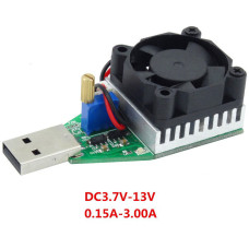 Регулируемая электронная USB-нагрузка, Сопротивление 3A 15W