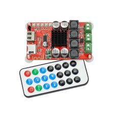 Аудио усилитель TPA3116D2, 2 x 50W, Bluetooth 4.0, USB / MicroSD, Fm