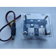 DC-DC понижающий преобразователь,Авто-Зарядка 9-32V /4 x USB 5V 7A