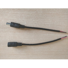 DC-DC кабель, роз'єм живлення (Папа-Мама) 5.5x 2.1mm