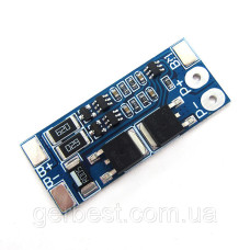 BMS Контроллер, плата защиты 2S li-Ion 7.4...8.4V 8А с Балансом