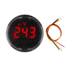 Цифровой вольтметр DC 0-120V (Красный) 3P