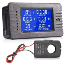 Ваттметр PeaceFair PZEM-022 (Измеритель,Напряжения,Тока,Частоты) AC 80-260V / 32A открытая котушка