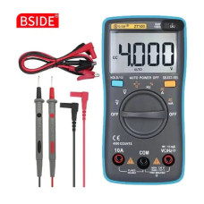 Мультиметр BSIDE ZT100 (AC/DC: 750/1000V; AC/DC: 10A; 40MΩ; 10Mhz) + Крокодилы