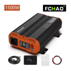 Инвертор чистый синус FCHAO 1500W/3000W DC12V AC220В 50Hz с панелью управления