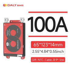 DALY  BMS Контроллер (плата защиты) 13S li-ion 48V 100A Original