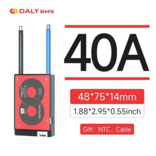 DALY  BMS Контроллер (плата защиты) 13S li-ion 48V 40A Original