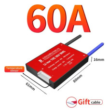 DALY BMS Контроллер (плата защиты) 8S LiFePo4 24V 60A c Балансировкой