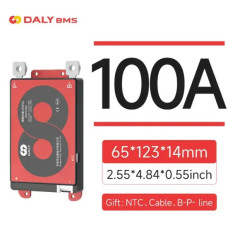 DALY BMS Контроллер (плата защиты) 8S LiFePo4 24V 100A c Балансировкой