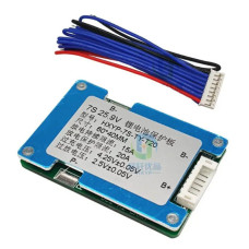 BMS Контроллер, плата защиты 7S li-Ion 24...29.4V 15А с радиатором