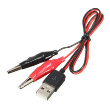 Кабель, конектор "Крокодил — USB"