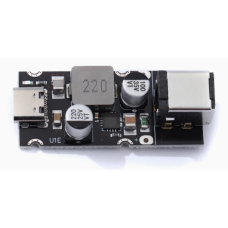 USB Type-C-модуль быстрой зарядки IN 8-32V / QC2.0,3.0 (5V,9V,12V)  PD65W 5.5*2.1