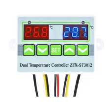 Регулятор температури цифровий (ZFX-ST3012) 2 датчики 2 виходи 220V