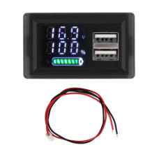Универсальный индикатор заряда (li-ion/LiFePO4/Pb) с вольтметром 9-24V DC