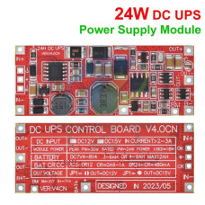 DC-DC модуль безперебойного питания UPS (ИБП) 2S li-ion 7.4V / OUT 12V 24W