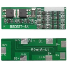 BMS Контроллер, плата защиты 4S li-Ion 16.8V 6А