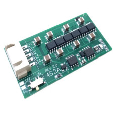 Плата активной (емкостной) балансировки аккумуляторов  LiFePO4/Li-ion 4s 2A
