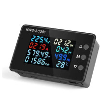 Ваттметр Keweisi KWS-AC301 (Измеритель,Напряжения,Тока, Частоты) AC 50-300V 100А