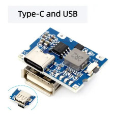 USB type-c Контроллер заряда/разряда, модуль Power Bank 1S li-ion 4,2V (5V/2А)