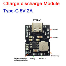Micro USB type-c Контроллер заряда/разряда, модуль power bank 1S li-ion 4,2/4,35V 2А