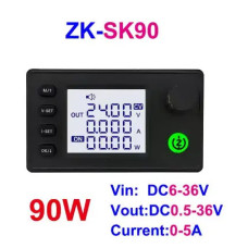 ZK-SK90C DC-DC понижающий/повышающий преобразователь CC | CV 6-36V 5A 90W