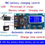 Модуль Управління зарядкою, Зарядка Акумулятора Pb, LiFePO4, li-ion LCD 6-60V (XY-L10A)