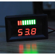 LED индикатор заряда/разряда свинцовых аккумуляторов универсальный 12-60 VDС 