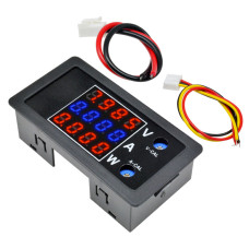Вольтметр+Амперметр+Ваттметр 0-100V / 10А DC RBR
