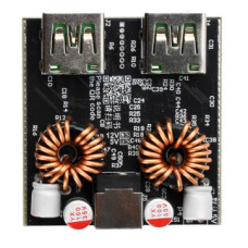Модуль быстрой зарядки IN 6-30 VDC OUT 2 x USB-A + type-c PD/QC 140W