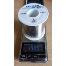 Припой SolderWire Sn63/Pb37 200г. 0,8мм