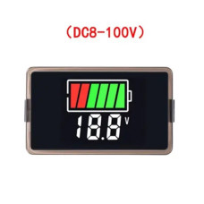 Универсальный индикатор заряда (li-ion/LiFePO4/Pb) с вольтметром 8-100V DC