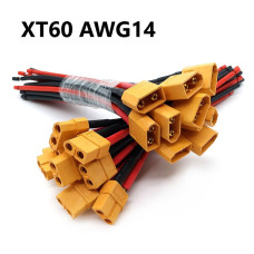 Силовий Роз'єм,штекер тато-мама Amass XT60 з кабелем AWG12