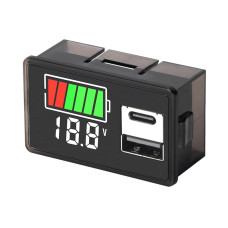 USB Авто-Зарядка USB+typeC 8-30V