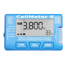 Тестер акккумуляторв  CellMeter8 Li-Po/Li-lon/Li-Fe/NiCd/NiMH