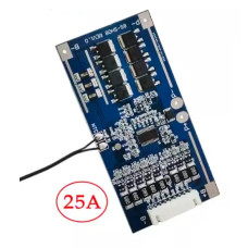 BMS Контроллер (плата защиты) 8S Li-ion 29.6V 25 A (HXYP-8S-SH08)