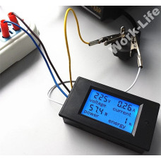 Измеритель Напряжения,Тока,Ваттметр, PeaceFair PZEM-021 LCD AC220V/20А