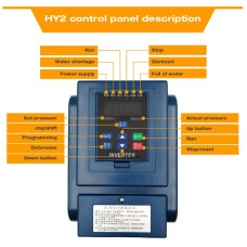 Частотний перетворювач для насоса однофазний AC 220 V 1500 W (HY2) + Датчик тиску Частотний перетворювач для насоса однофазний AC 220 V 1500 W (HY2) + Датчик тиску