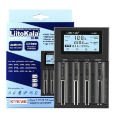 LiitoKala Lii-M4 Интеллектуальное зарядное устройство для АА, ААА, 18650, 26650 Li-ion, Ni-MH/Ni-Cd PowerBank