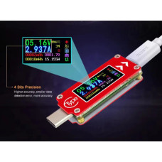 Type-C тестер для измерения напряжения,ёмкости,тока TC64 120W PD 3,7-30V
