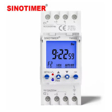 Реле времени, Недельный таймер, программатор 2-канала SINOTIMER TM922-K